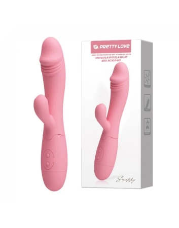 Вибратор с клиторальным стимулятором Snappy, перезаряжаемый